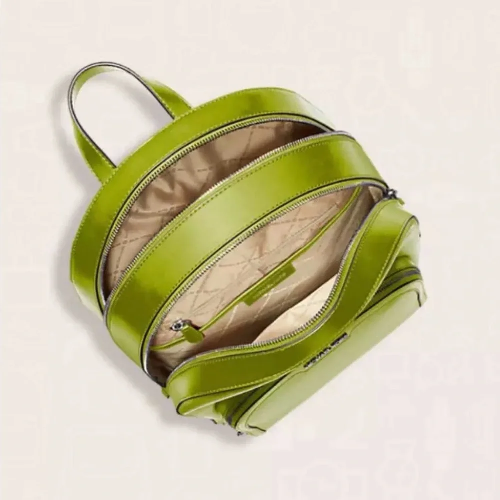 Michael Kors Large Jaycee Pebble Leather Backpack - Picture 9 of 9